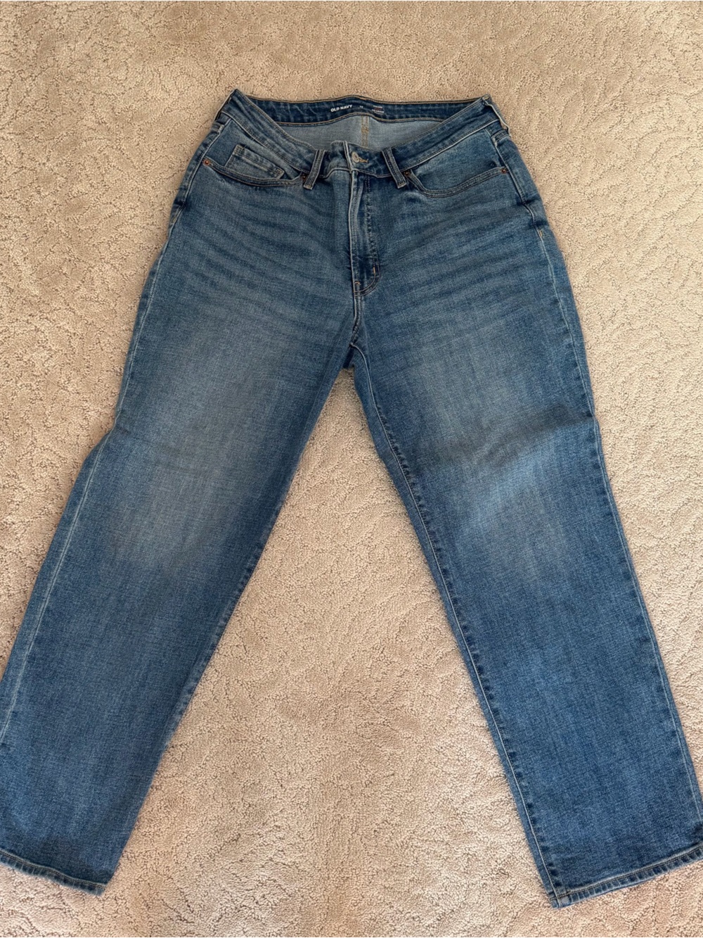 Old Navy Slim Straight Jeans - Blue Wash